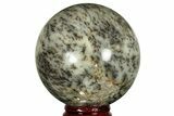Polished Dendritic Agate Sphere - Madagascar #218900-1